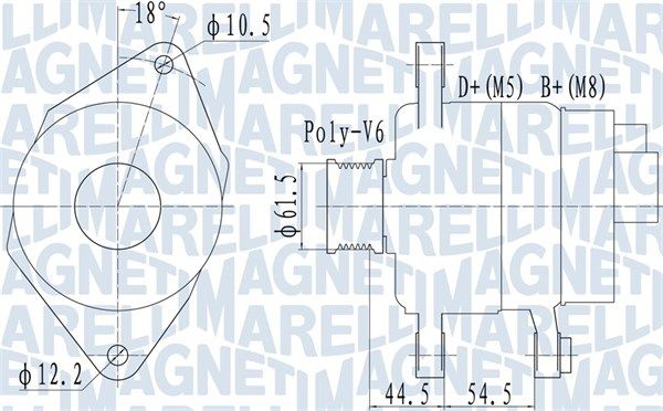 MAGNETI MARELLI Laturi 063731558010